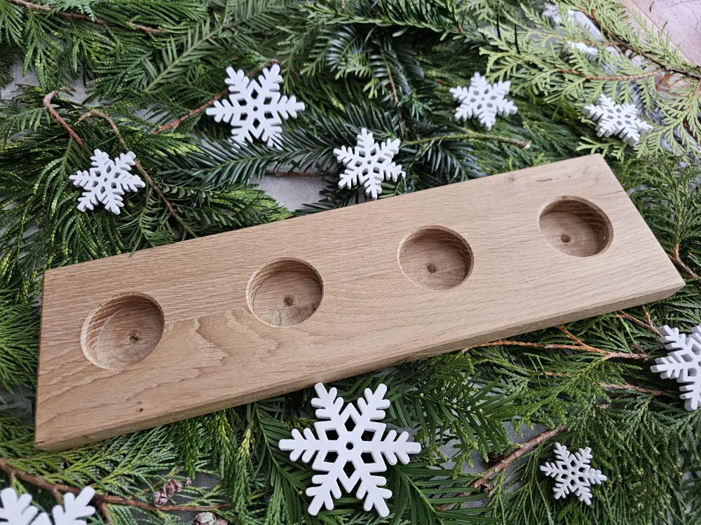 Oak Brothers adventní svícen